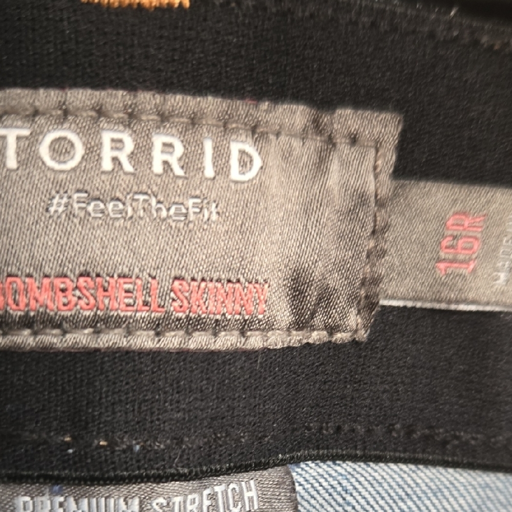 Torrid Blue Distressed Boyfriend Jeans - Picture 6 of 13
